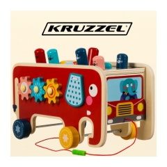 17197-kruzzel-20349-dreveny-slon-s-kladivom