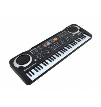 Elektronický keyboard pre deti + mikrofón a adaptér 61 kláves