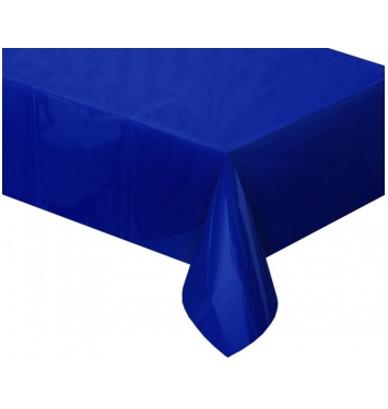 B&C fóliový obrus metalíza modrá  137x183 cm
