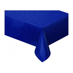 B&C fóliový obrus metalíza modrá  137x183 cm