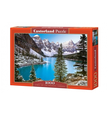 CASTORLAND Puzzle Kanadské jazero 1000 dielikov