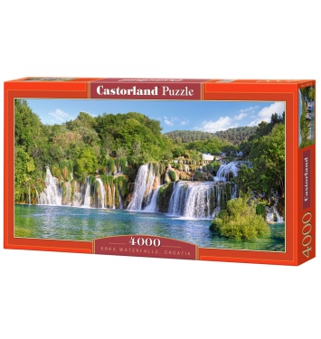 CASTORLAND Puzzle Vodopády  Národný park Krka 4000 dielikov