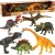 KRUZZEL Dinosaury - pohyblivé figúrky 6 ks