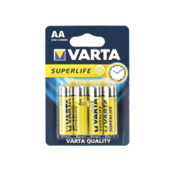 VARTA Superlife R06/AA zinkovo-uhlíková batéria - 4ks