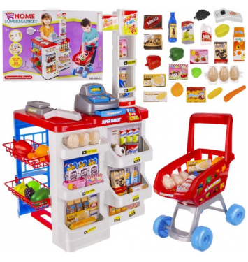 Detský supermarket s hračkami