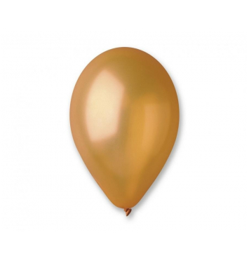 Latexové balóniky Gemar GM110 metalická zlatá 30cm 100ks