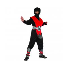 Detský kostým - Červený Ninja veľkosť  110/120 cm