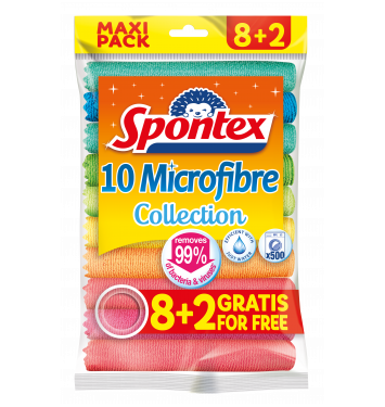 Spontex Utierka Microfibre 8+2 ks