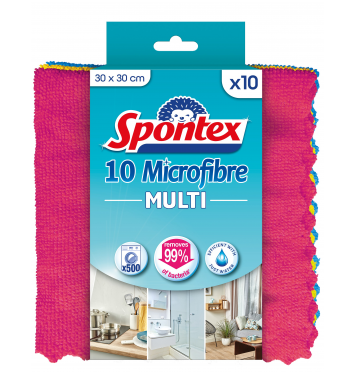 Spontex Microfibre Multi-Usages utierka 10ks