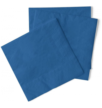 MANK 87695 obrúsky Tissue 33x33cm BASIC modrá 100ks