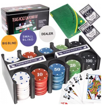 Malatec Texas Hold-em Poker set