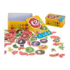 Puzzle v plechovej krabičke ovocie / zelenina 25 dielikov