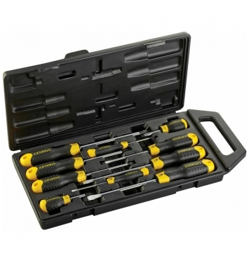 STANLEY 2-65-005 Súprava skrutkovačov CushionGrip  10 dielna