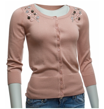 Trendy pulóver ružový v.32/34