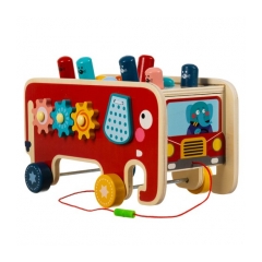 17187-kruzzel-20349-dreveny-slon-s-kladivom