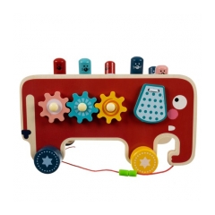 17189-kruzzel-20349-dreveny-slon-s-kladivom