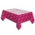 GODAN Plastový bodkovaný obrus magenta  132 cm x 182 cm