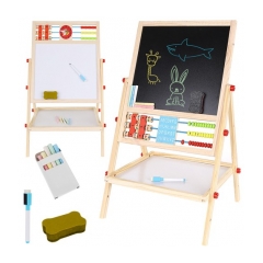 KRUZZEL Multifunkčná obojstranná tabuľa pre deti 41 x 32 cm