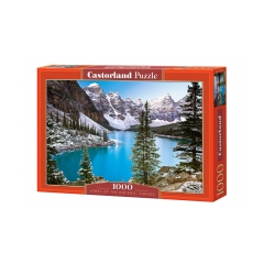 CASTORLAND Puzzle Kanadské jazero 1000 dielikov
