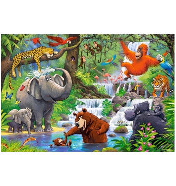 CASTORLAND Puzzle Jungle 40 MAXI dielikov