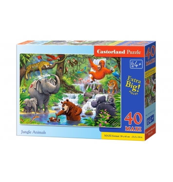 CASTORLAND Puzzle Jungle 40 MAXI dielikov