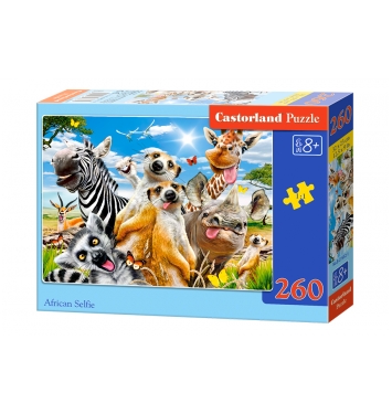 CASTORLAND Puzzle Bláznivé zvieratká 260 dielikov