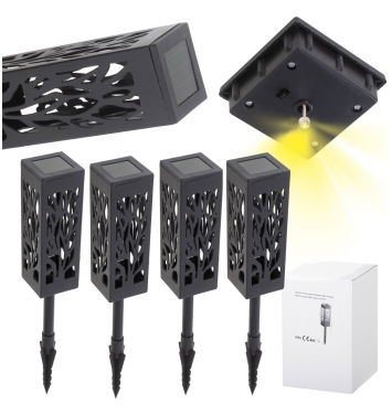 Solárne záhradné lampy - Flames 4ks