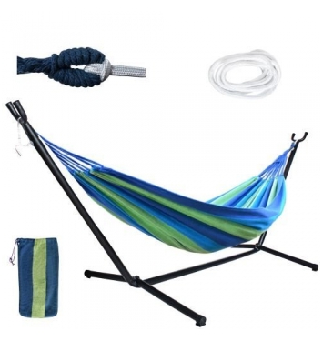 MALATEC Záhradná hojdacia sieť 200x150 cm s rámom