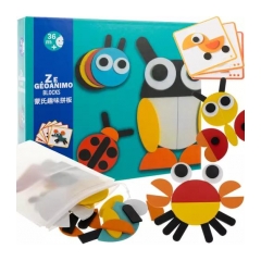 KRUZZEL Drevené puzzle