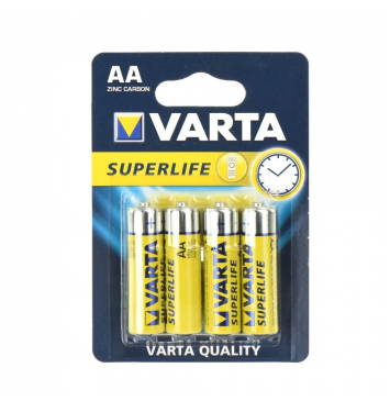 VARTA Superlife R06/AA zinkovo-uhlíková batéria - 4ks