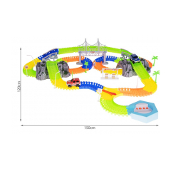 23316-svietiace-autodraha-293-dielov-plus-2-auta