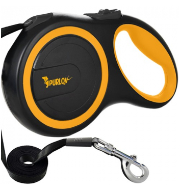 PURLOV 19786 Samonavíjacie vodítko 8 m 50 kg čiernosivé