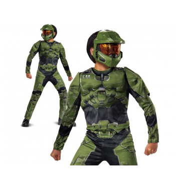 Detský kostým - Master Chief Fancy - Microsoft (licencia) veľkosť M 7-8 rokov