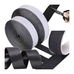 RUHHY Samolepiaci suchý zips 5 m x 2,5 cm  čierna