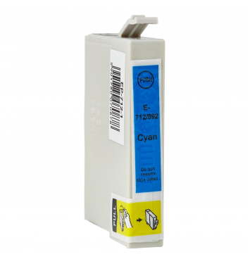 Kompatibilná náplň Epson T0712 - 13.5ml - Cyan