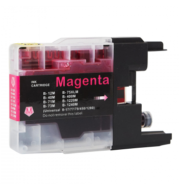 Kompatibilná náplň Brother LC1240M - 12ml Magenta