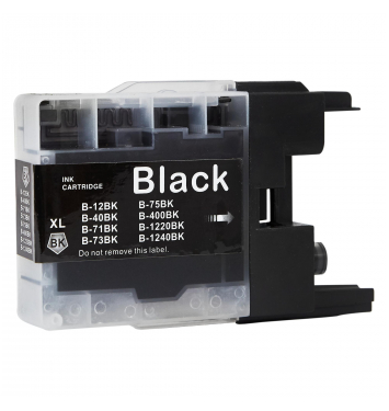 Kompatibilná náplň Brother LC1240BK - 30ml Black