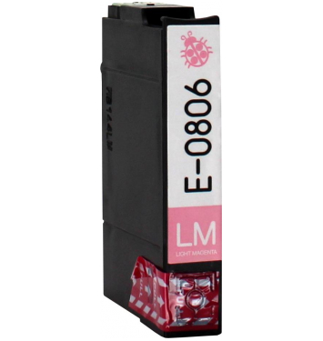 Kompatibilná náplň Epson T0806 (C13T08064010) - 14ml Light Magenta