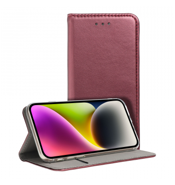 Puzdro Smart Magneto book na SAMSUNG A54 5G burgundy