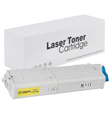 Kompatibilný toner OKI C532Y (46490605) - 6000s Yellow