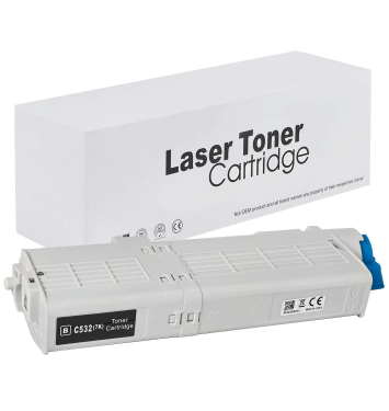 Kompatibilný toner OKI C532B (46490608) - 7000s Black