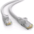 Kabel C-TECH patchcord Cat6e UTP šedý 10m