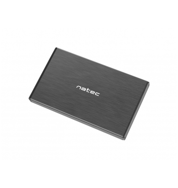 Externý box pre HDD 2,5" USB 3.0 Natec Rhino Go, čierny, hliníkové telo