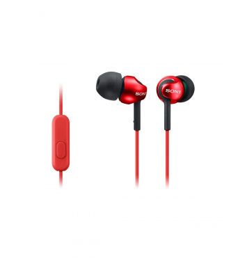 SONY sluchátka MDR-EX110LP  červené 3.5mm Jack