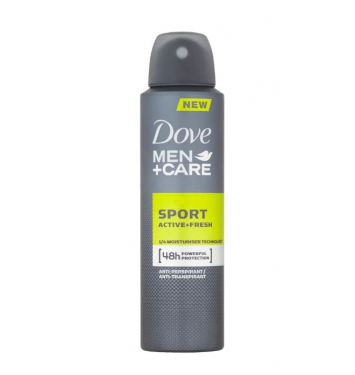 Dove Men+Care Sport Active fresh antiperspirant deodorant sprej pre mužov 150ml