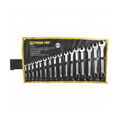 Sada kľúčov Strend Pro HR31585 očkoplochá, 16 dielna, Cr-V, 8-24 mm