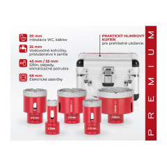 28638-sada-vyrezavacov-strend-pro-premium-dcb11s5-20-35-45-55-68-mm-m14-diamant-korunky-professional