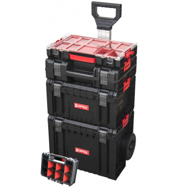 Box QBRICK® System PRO Set 5v1 - Cart, Toolbox, Toolcase, Organizer 100 a Multi, 5 dielna sada boxov na náradie