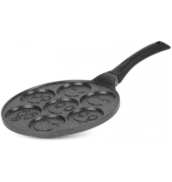 Panvica MagicHome, indukcia, 27 cm, na lievance a volské oko, so smajlíkmi, na 7 kusov