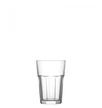Pohár Aras, LAV, sklenený, na vodu, 365 ml, 83x121 mm, bal. 6 ks